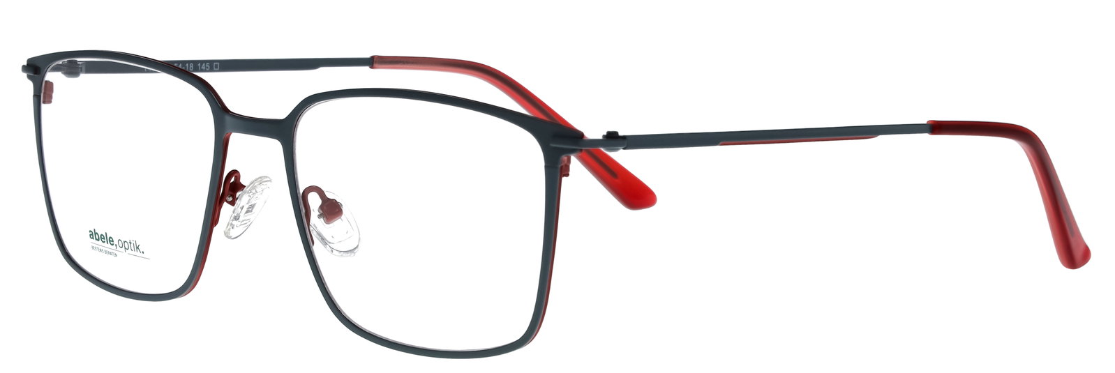Das Bild zeigt die Abele Optik Fassung 148601 leicht von der Seite.